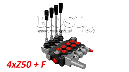 HIDRAVLIČNI VENTIL 4xZ50 + PLAVAJOČ
