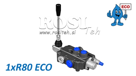 HYDRAULISK MANUEL VENTIL – 1-SEKTIONS RETNINGSVENTIL 1xR80 ECO