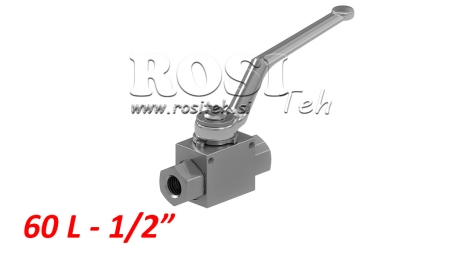 HYDRAULISK STOPVENTIL RS2 1/2 - 500BAR - 60 LIT