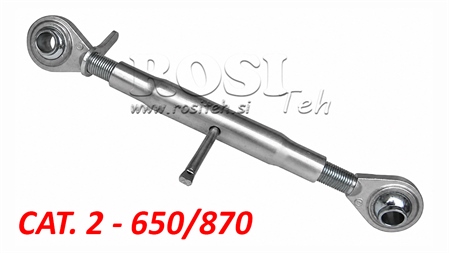 MEKANISK TOPSTANG MED GEVIND KAT 2  M30X3 - 650/870