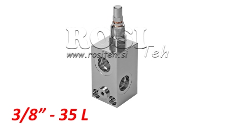 HYDRAULIC PRESSURE REGULATOR VMP 3/8 100-350 BAR - 35LIT
