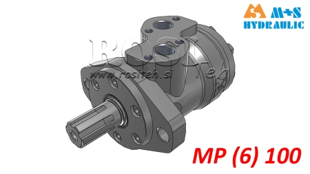 HYDRAULIKMOTOR MP 100 CC - 6 TÆNDER