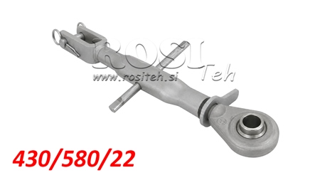 MEKANISK STABILISATORSTANG MED GEVIND 430/580/22