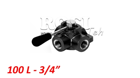 MANUEL 3 VEJS VENTIL DF 3/4 - 100LIT