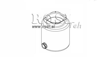 METAL RESERVOIR RULLE PP 6 LITER HORIZONTAL-VERTIKAL