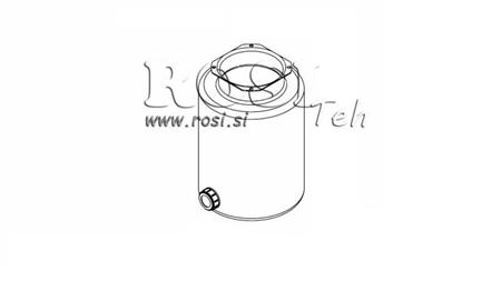 METAL RESERVOIR ROLL PP 8 LITER HORIZONTAL-VERTIKAL