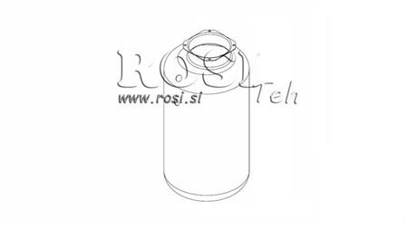 METAL RESERVOIR ROLL PP 20 LITER HORIZONTAL-VERTIKAL