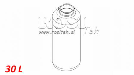 METAL TANK RULLE PP 30 LITER HORIZONTAL-VERTIKAL