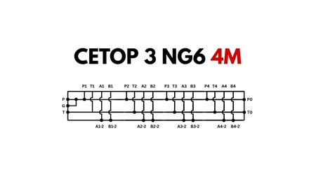 BASE CETOP3 NG6 4M