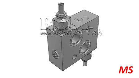 HYDRAULISK TRYKREGULATOR 30-210 BAR TIL HYDRAULIKMOTOR MS