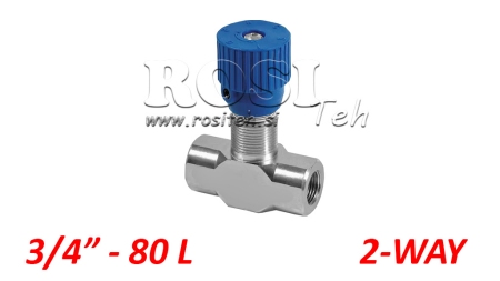 FLOW REGULATOR VRFB - DAMPING VALVE 3/4 TWO-WAY - 80LIT