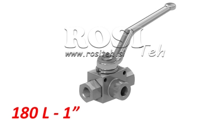 MANUAL 3-WAY VALVE RS3 1 - 350BAR - 180 LIT