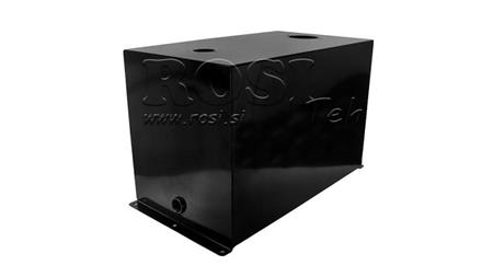 METAL RESERVOIR 100 LITER KUBE 400x355x753mm FORBEREDELSE TIL RETURFILTER