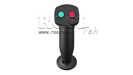 FJERNBETJENING ROSI JOYSTICK - 2 KNAPPER + KNAP