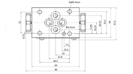 CHECK VALVE CETOP 3 (A)