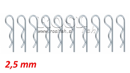 LÅSESPLITTER SÆT Φ 2.5 MM (10PCS)