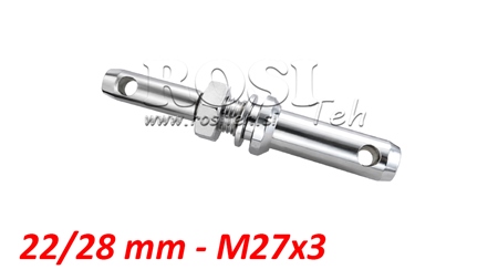 MONTAŽNI KLIN fi22/28mm Z NAVOJEM M27x3