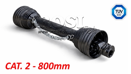 CE CERTIFICERET KARDANAKSEL PROFI LINE KAT.2 LÆNGDE 800mm