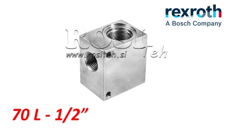 HUS TIL 2-VEJS HYDRAULIKVENTIL REXROTH 1/2 70-LIT