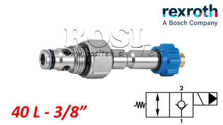 HID. ODPRT ELEKTROMAGNETNI KRMILNIK ZA 2 POTNI VENTIL REXROTH 3/8 40-LIT