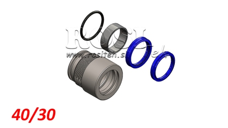 PAKNINGSSÆT TIL HYDRAULISK CYLINDER MONO 40/30