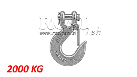 KROG MED SIKKERHEDSLÅS - 2000 KG