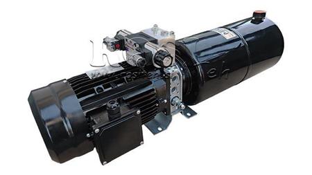 MINI HYDRAULISK AGGREGAT 230V AC (2.2 kW) 120 bar - 8.0 cc - 11.2 lit/min - tank 12 lit