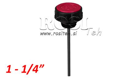 PÅFYLDNINGSPLUG 1 1/4 MED NIVÅSTANG OG VENTIL