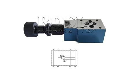 SIKKERHEDSVENTIL CETOP 3 (A) 15-315 BAR