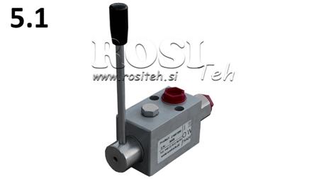 HYDRAULISK BPA-M BREMSER TRYKREGULATOR TIL DISKRET JUSTERING 206120