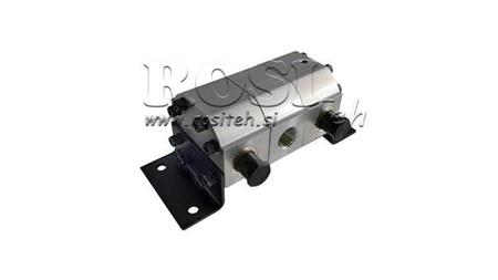 HYDRAULISK GEARKASSE PUMPE FLOW 2/1 (4.5-9.5 lit - max.240bar) 2.1cc/SEG