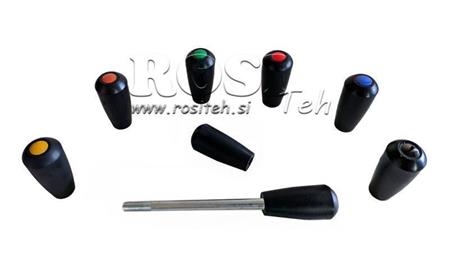 OZNAČEVALNI ROČAJ KRMILNE ROČICE VENTILA fi8mm - RUMEN