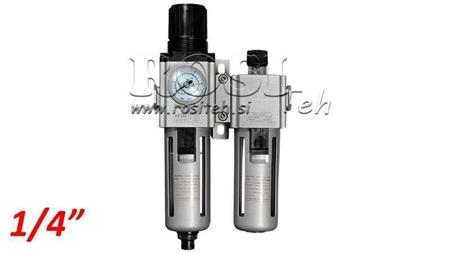 PNEUMATISK FORBEREDENDE ENHED 200 G1/4 40µ 0-10b