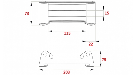 RULLENDE GUIDE TIL STÅL KABEL DWH 4500 HDL
