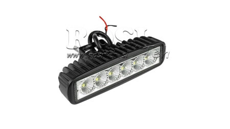 LED DELOVNA SVETILKA - LUČ 6 LED 18W 12V-24V
