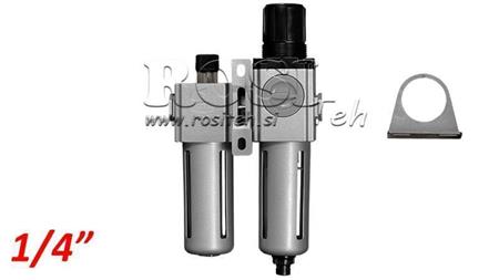 PNEUMATISK FORBEREDENDE ENHED 200 G1/4 40µ 0-10b