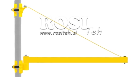 Svingarm til elektrisk vinsch DWI 750 mm 1000 kg