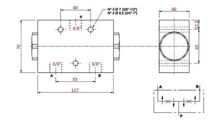 HYDRAULISK DISTRIBUTIONS VENTIL FLOW V1020 DFL 1-3 lit - 3/8 - 250 bar (max.300 bar) METAL
