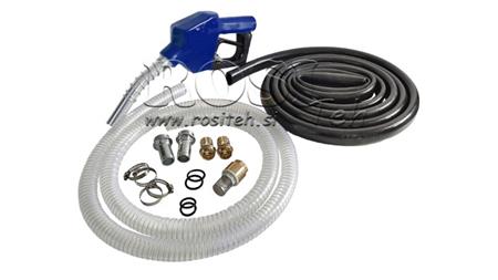 DIESELBRÆNDSTOF PUMPE 600W 40 l/min MED MÅLER OG UDDRAGNINGSPISTOL