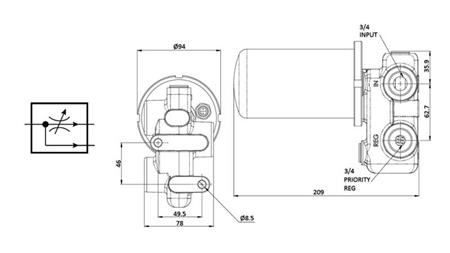 HYDRAULISK VENTIL 3/4'' 120Llit 420 BAR - TIL FLOW REGULERING 0.5-60lit/min