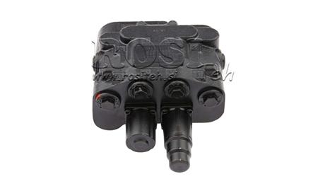 HYDRAULISK KONTROL VENTIL DLM-122/2 2xP80 L/min LASTFØLSOM MED FLYDENDE FUNKTION