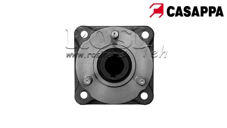 P.T.O. ADAPTER TIL GJERNE JERN PUMPE ASAE HUN - 3 BOLTE