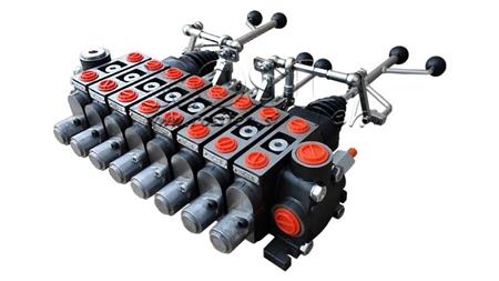 HYDRAULISK VENTIL HIAB 8xPC70   2X EURO JOYSTICK 3 POS