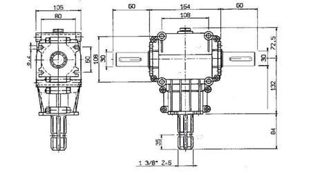 VINKELGEAR PTO-R22T 1:2 (23HK-17kW)