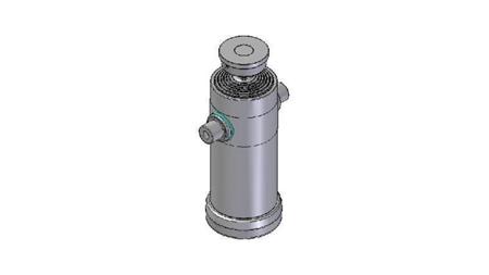 6067S -TELESCOPISK CYLINDER STANDARD/BALL 6 TRIN SLAG 2820 DIAMETER 240