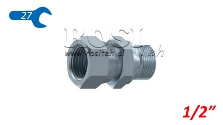 HYDRAULISK DOBBELNØGLE SVIVELMØTRIK 1/2
