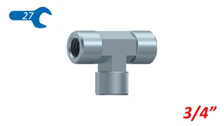 HYDRAULISK T STYKKE HUN-HUN 3/4