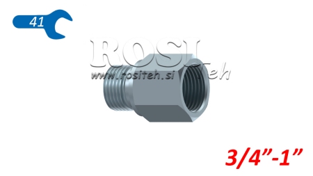 HIDRAVLIČNI ADAPTER MOŠKI - ŽENSKI 3/4 - 1