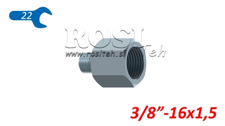 HIDRAVLIČNI ADAPTER MOŠKI-ŽENSKI 3/8 - 16x1,5