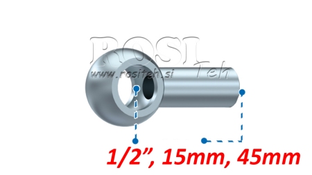 METALSLANGE BANJO 1/2 45mm